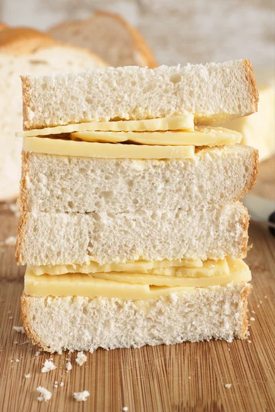 Sanduíche de queijo — Fotografia de Stock