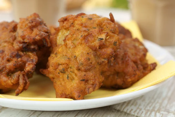 Soğan bhajis — Stok fotoğraf