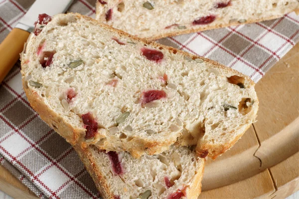 カボチャクランベリーのパン — ストック写真
