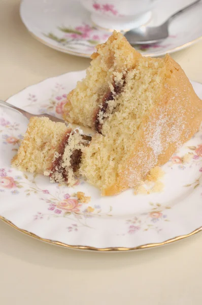 Pastel de esponja Victoria — Foto de Stock