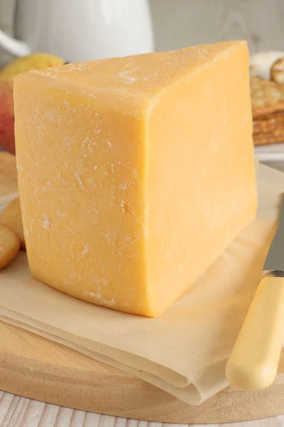 Double Gloucester Cheese — Stock Photo, Image