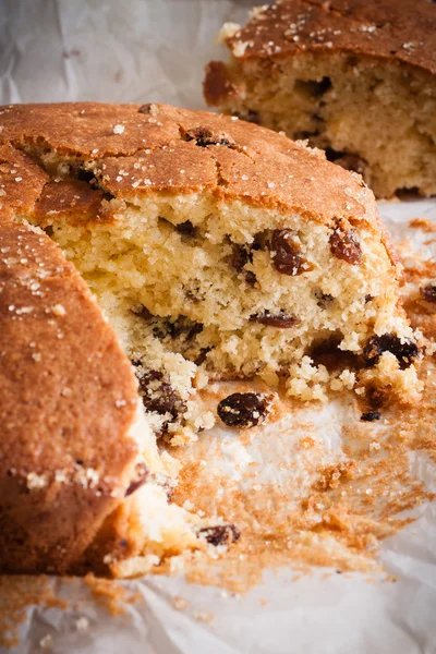 Huis gebakken Cake van het Fruit — Stockfoto