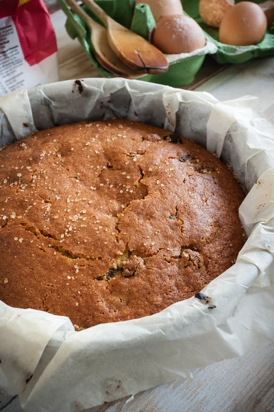 Home Baked Fruit Cake — Stock Photo, Image