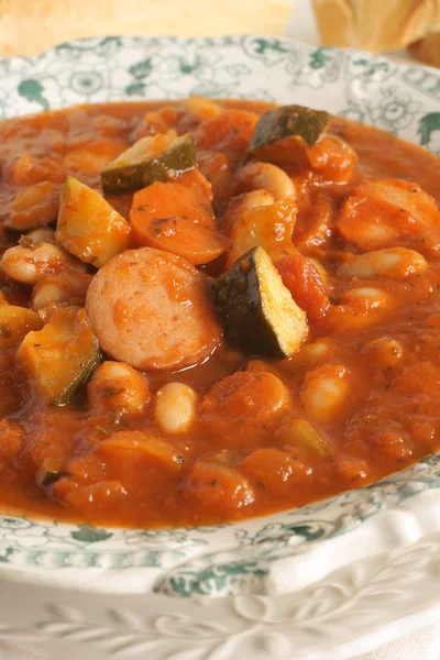 Sopa de feijão toscana — Fotografia de Stock