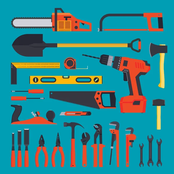 Hardware tools set — Stockvector