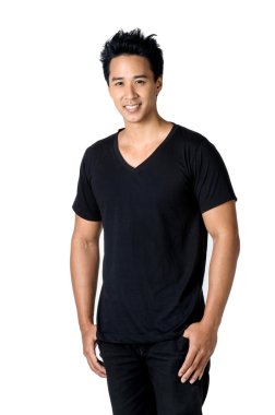 genç çekici izole sağlıklı adam