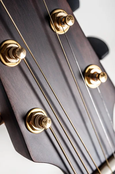 Classical acoustic guitar closeup — Stock Photo, Image