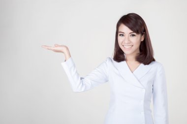 Genç çekici hemşire kız