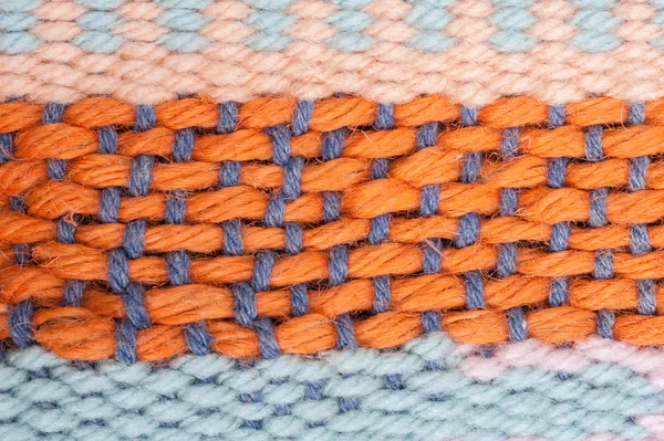 Motif tricoté artisanat Texture fond — Photo