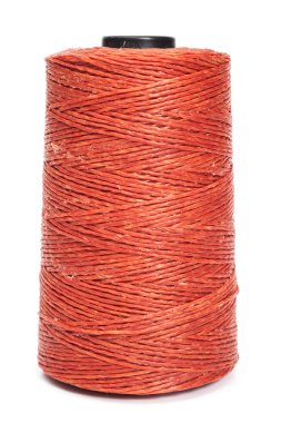 deri el sanatları aracı için iplik iplik izole