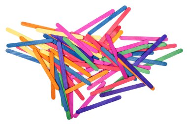 ahşap dondurma sopa sanat ve arka plan renk