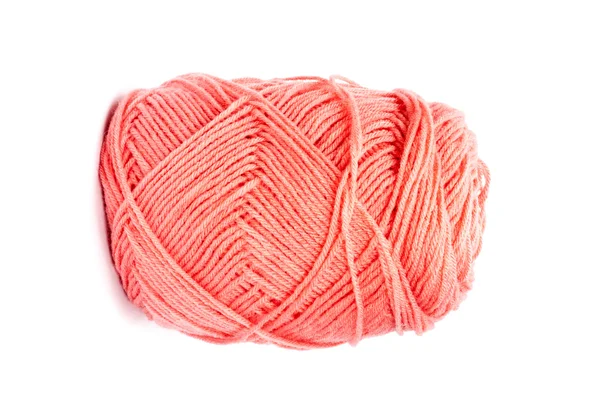 Roze garen wol voor breien — Stockfoto