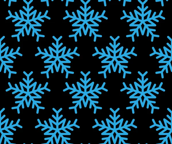 Seamless pattern with snowflakes — Stock Vector