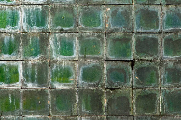 Μοτίβο Από Dirty Green Ψηφιδωτά Πλακάκια Στο Φόντο Υφή Τοίχου — Φωτογραφία Αρχείου