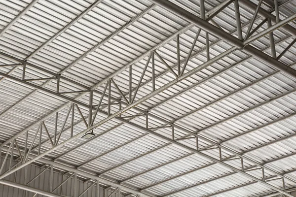 Roof truss structure In the factory texture background