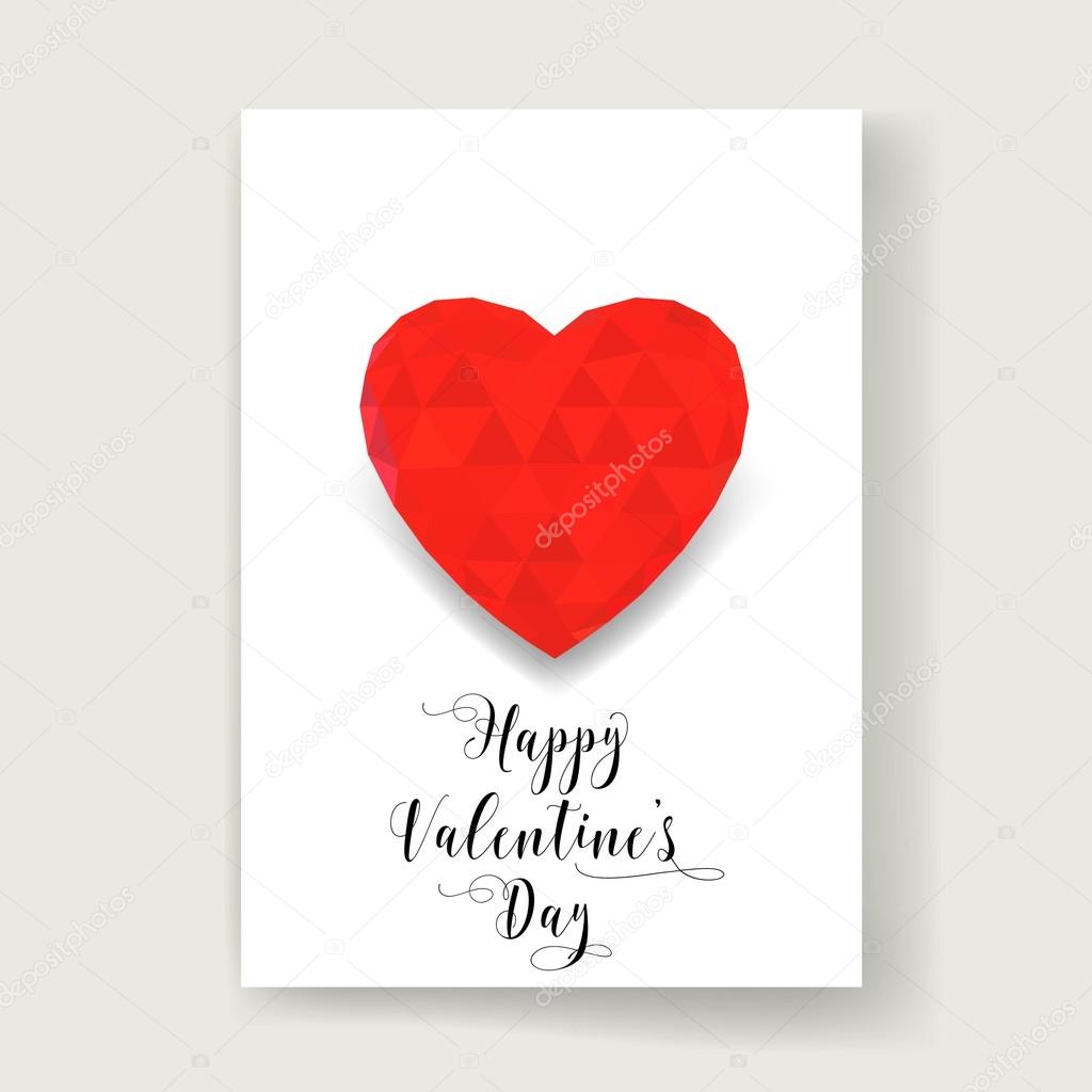 Set of Trendy Posters with hand drawn Background. Happy Valentines day post cards templates.