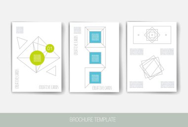 Mistik logoları ile Trendy soyut kart dizisini. Davet, iş çağdaş tasarım modern yenilikçi stili. Öğeleri, posterlerini açmaları, el ilanı