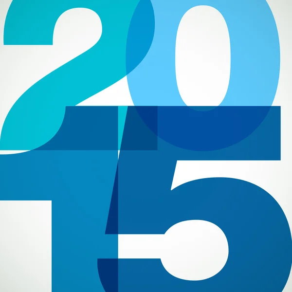 Abstracte achtergrond gelukkig Nieuwjaar 2015 — Stockvector