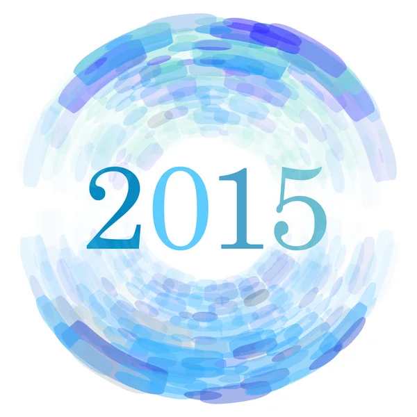 Abstracte achtergrond gelukkig Nieuwjaar 2015 — Stockvector