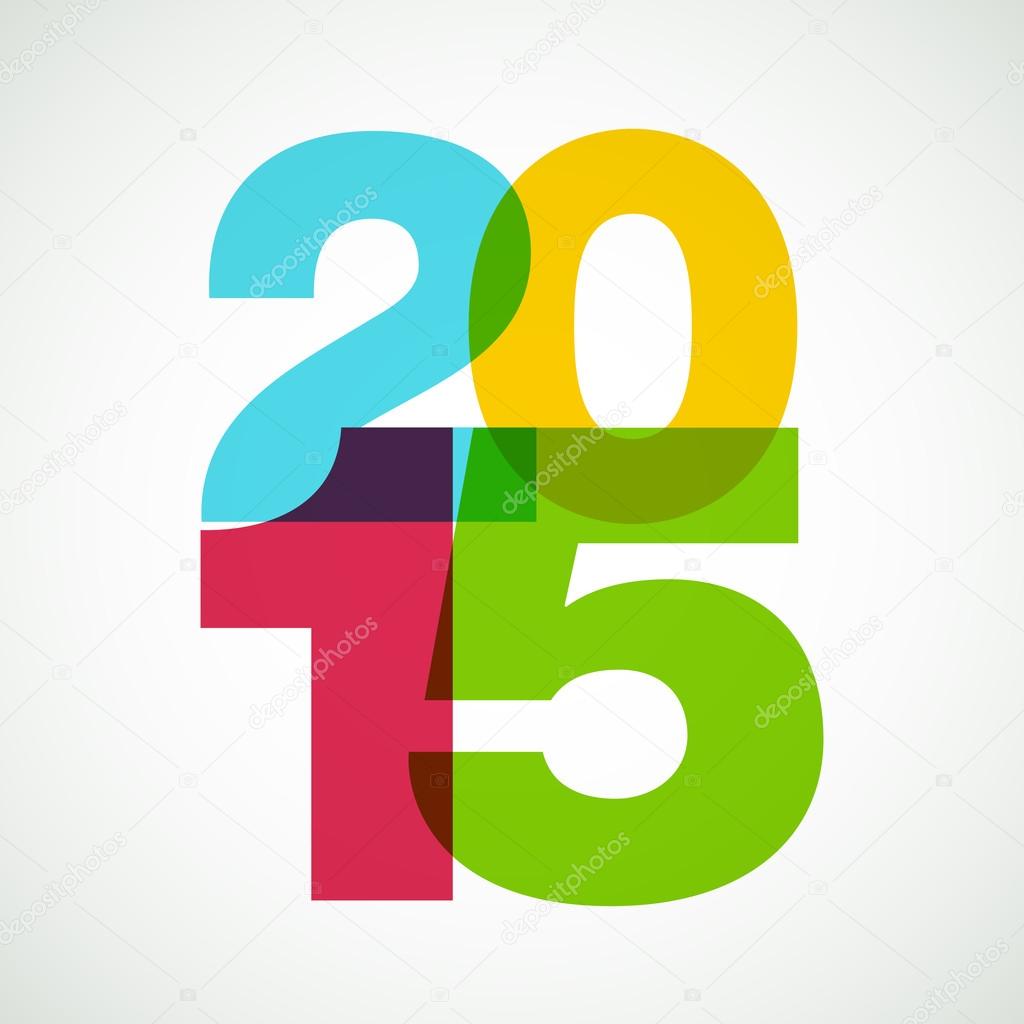 Abstract Background Happy New Year 2015
