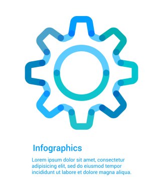 Renkli kare raster nokta desen stili dişli simgesini.