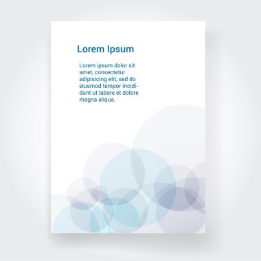 Renkli daireler ile şablonu