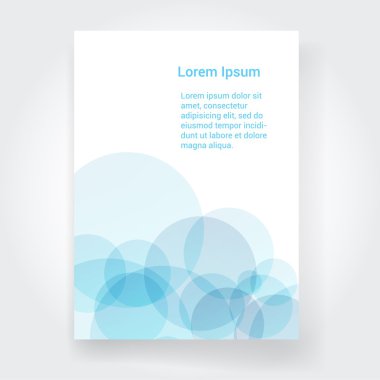 Daire arka plan afiş ile soyut