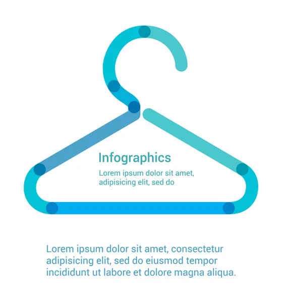 Percha de ropa — Archivo Imágenes Vectoriales