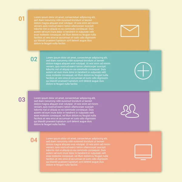 Modern tasarım en az tarzı Infographic şablon düzeni