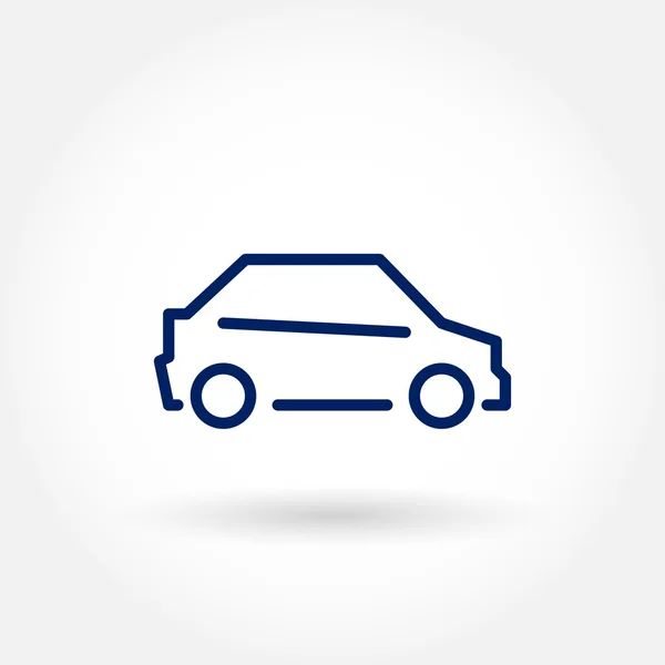 Icono del coche. Diseño moderno icono de línea — Vector de stock