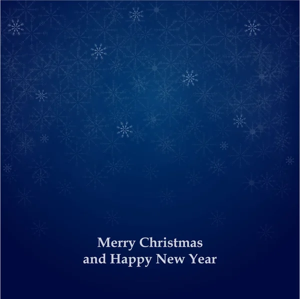 Flocon de neige. Étiquette de Noël et Nouvel An pour flyer — Image vectorielle
