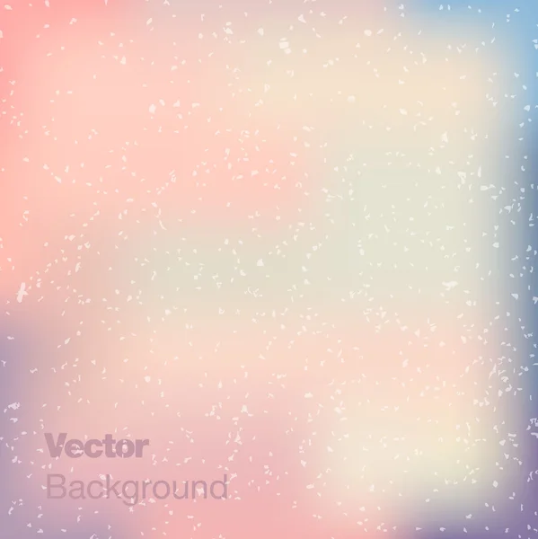 Inverno desfocado fundo Bokeh com flocos de neve de brilho — Vetor de Stock