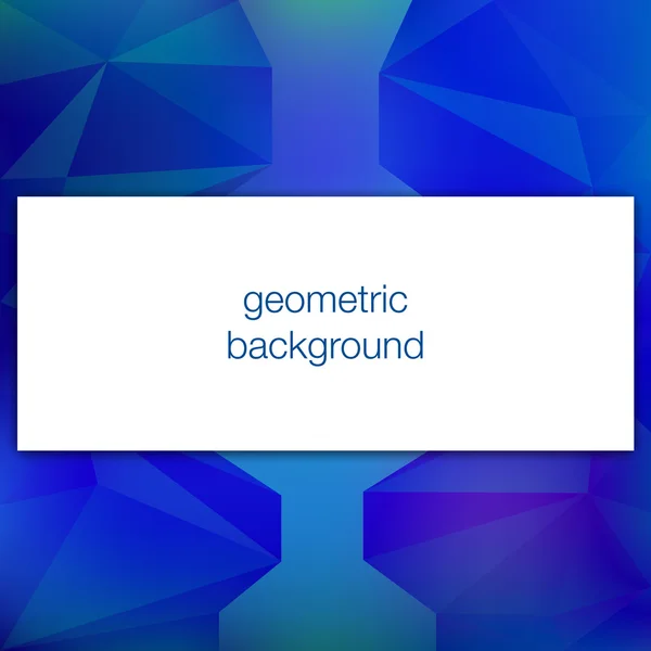 Modèle abstrait géométrique bleu moderne — Image vectorielle