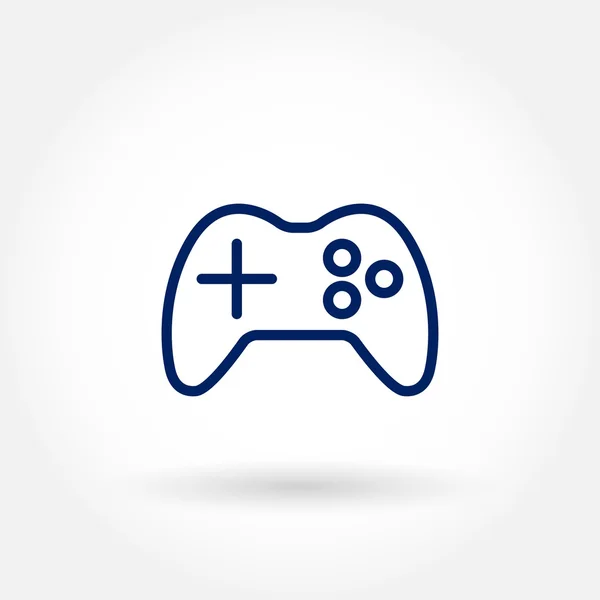 Console ícone almofada de jogo — Vetor de Stock