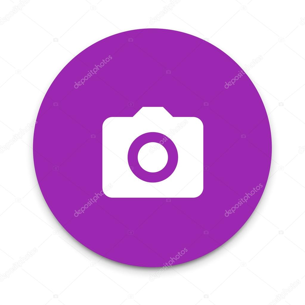 Camera icon on action button