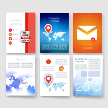 Templates. Design Set of Web, Mail, Brochures. Mobile, Technology, Infographic Concept. Modern flat and line icons. App UI interface mockup. Web ux design.