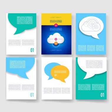 Templates. Design Set of Web, Mail, Brochures. Mobile, Technology, Infographic Concept. Modern flat and line icons. App UI interface mockup. Web ux design.