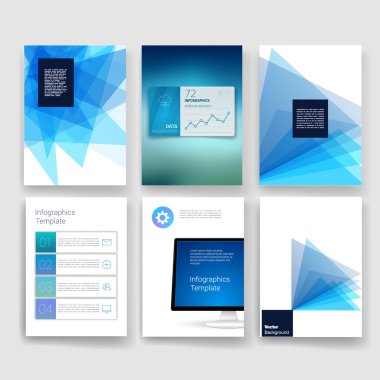 Templates. Design Set of Web, Mail, Brochures. Mobile, Technology, Infographic Concept. Modern flat and line icons. App UI interface mockup. Web ux design.