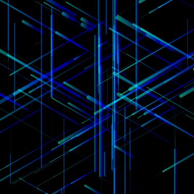 soyut izometrik bilgisayar 3d blueprint görselleştirme hatları arka plan oluşturulur. vektör çizim teknoloji ile kırmak için.