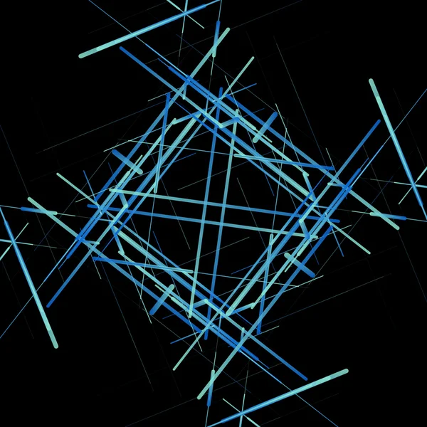 Computadora isométrica abstracta generada plano 3D líneas de visualización de fondo. Ilustración vectorial para el avance tecnológico . — Archivo Imágenes Vectoriales