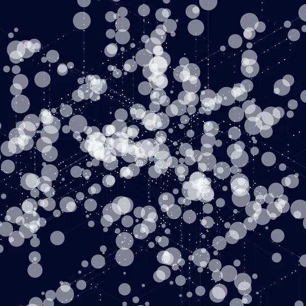 Computadora isométrica abstracta generada plano 3D líneas de visualización de fondo. Ilustración vectorial para el avance tecnológico . — Archivo Imágenes Vectoriales