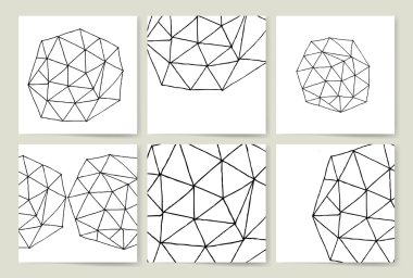 Grunge fırça darbeleri vektör seti. Vektör fırça darbeleri koleksiyonu. 