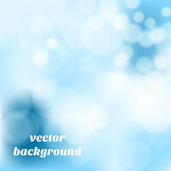 Winter landscape abstract blurred colorful background. Vector illustration. — Stock vektor
