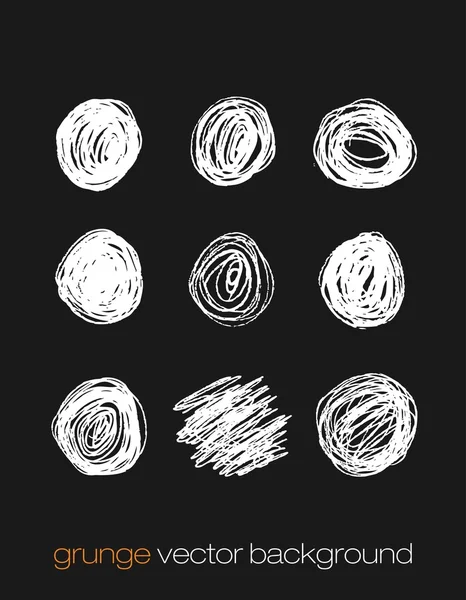 Vector set of grunge brush strokes. Vector brush strokes collection. — Stock Vector