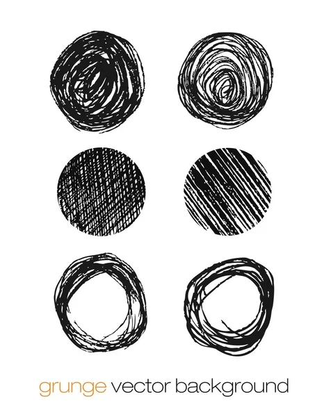 Vector set of grunge brush strokes. Vector brush strokes collection. — Stock Vector