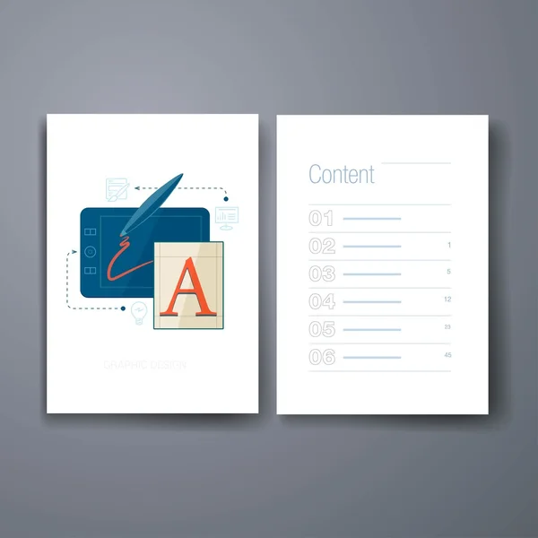 Modern cards design template. — ストックベクタ