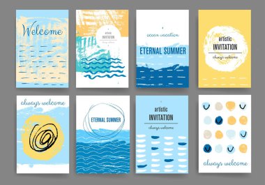 Modern cards design template.