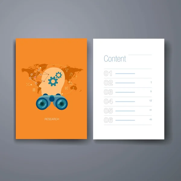 Modern online search and paid for click advertising flat icons cards design template. — 스톡 벡터