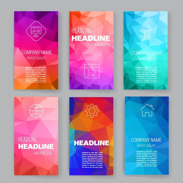 Templates. Design Set of Web, Mail, Brochures. Mobile, Technology ...