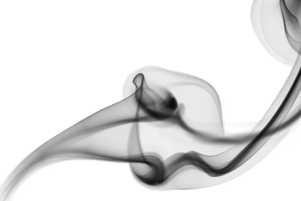 Colorful Smoke on white background Stock Photo